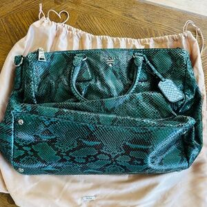 Prada Pitone Lucido Tote